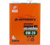 AUTOBACS ENGINE OIL FS 0W20 (SP/GF-6A) синт 4 л (Япония) 135695
