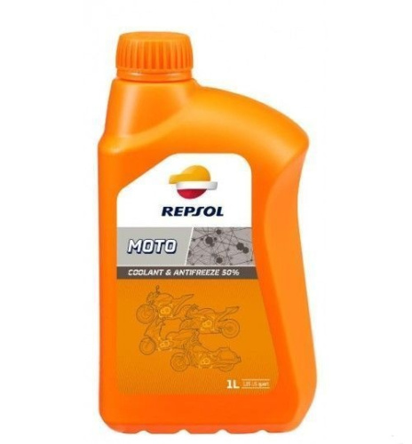 Антифриз синий (-40) Repsol Moto Coolant & Antifreeze 50% (концентрат) 1л