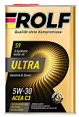 ROLF ULTRA 5W30 синт/масло SN/CF C3 4L (металл) 322936