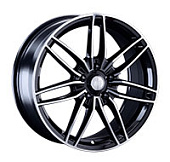 Диск литой 7.5x17 4x100 ET40 dia 60.1 LS LS1241 BKF