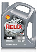 SHELL Helix HX8 A3/B4 5W30 (SP) синт/масло 4L  27071/76077