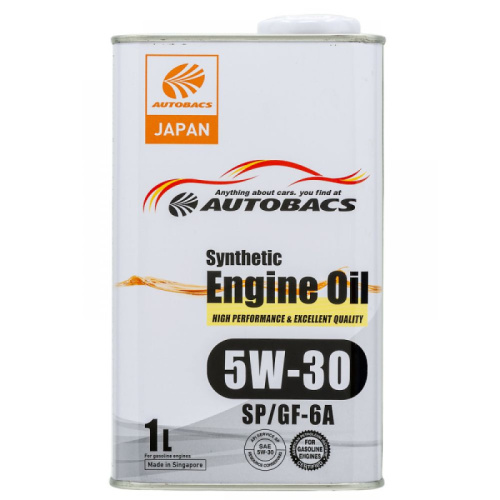 AUTOBACS ENGINE OIL SYNTHETIC 5W30 (SP/GF-6A) синт 1 л (Сингапур)  136234