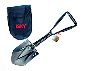Лопата саперная 58см метал складная ISKY  ISUS-24