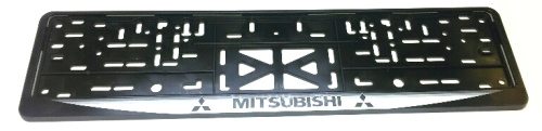 Держатель номера с защелкой Mitsubishi бел. 112/2-STD-MB-б