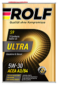 ROLF ULTRA 5W30 синт/масло SL/CF A3/B4 4L (металл) 322934