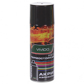 Краска-спрей VIVIDO черный термостойкая VITPBL