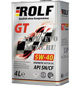 ROLF GT 5W40 синт/масло SN/CF 4L  322436