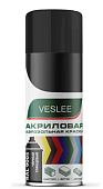 Краска-спрей VESLEE (VIVIDO) черный глянцевый RAL 9005 VI9005/V9005