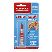 Клей-супер КОНТАКТ гель 3 гр. 